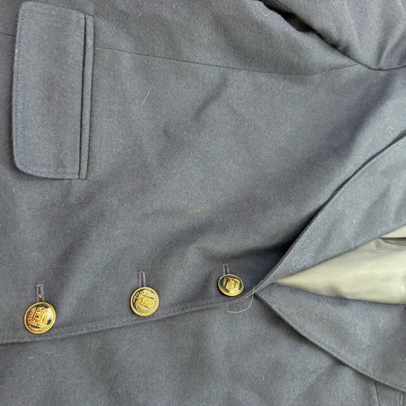 Pendleton Virgin Wool Blazer Jacket Women’s Vintage Blue USA Made Navy Anchor 16 - Picture 10 of 14